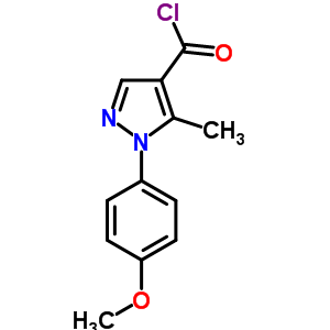 1-(4-Methoxyphenyl)-5-methyl-1h-pyrazole-4-carbonyl chloride Structure,306934-94-1Structure