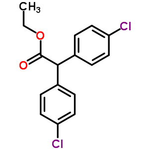 雙(4-氯苯基)乙酸乙酯結(jié)構(gòu)式_30738-51-3結(jié)構(gòu)式