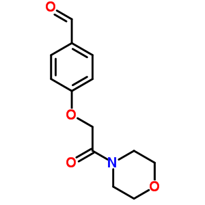 4-(2-Morpholin-4-yl-2-oxo-ethoxy)-benzaldehyde Structure,30817-36-8Structure