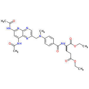 2-Glutamic acid-n-[4-methylamino benzoyl]-diethyl ester Structure,30826-47-2Structure