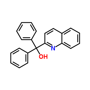 喹啉-2-二苯基甲醇結(jié)構(gòu)式_30836-61-4結(jié)構(gòu)式