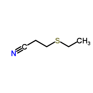 Propanenitrile,3-(ethylthio)- Structure,3088-46-8Structure