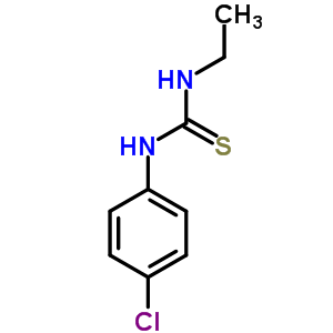 n-(4-氯苯基)-n-乙基-硫脲結(jié)構(gòu)式_30904-99-5結(jié)構(gòu)式