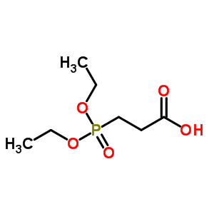 3-(Diethylphosphono)propanoic acid Structure,3095-96-3Structure