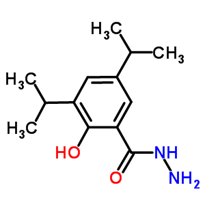 2-Hydroxy-3,5-diisopropylbenzohydrazide Structure,30991-43-6Structure