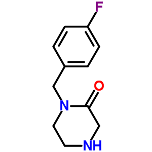 1-(4-Fluorobenzyl)piperazin-2-one Structure,309915-37-5Structure