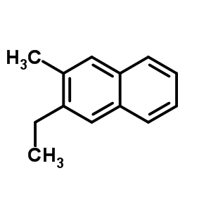 2-乙基-3-甲基萘結(jié)構(gòu)式_31032-94-7結(jié)構(gòu)式