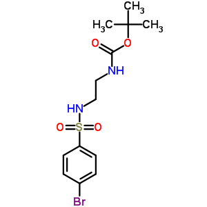 N-(2-boc-aminoethyl)-4-bromobenzenesulfonamide Structure,310480-85-4Structure