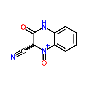 3,4-二氫-3-氧代-2-喹噁啉甲腈 1-氧化物結(jié)構(gòu)式_31055-87-5結(jié)構(gòu)式