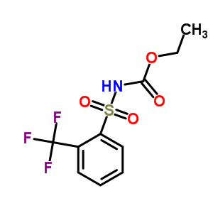 Carbamic acid,[[2-(trifluoromethyl)phenyl]sulfonyl]-, ethyl ester (9ci) Structure,3110-54-1Structure