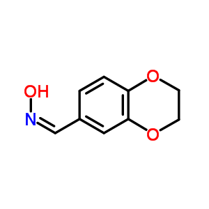 (E)-2,3-dihydrobenzo[b][1,4]dioxine-6-carbaldehyde oxime Structure,31127-39-6Structure