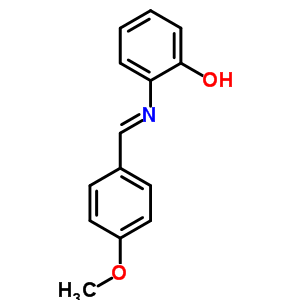 Phenol,2-[[(4-methoxyphenyl)methylene]amino]- Structure,3117-67-7Structure