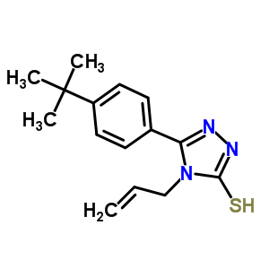 4-Allyl-5-(4-tert-butylphenyl)-4H-1,2,4-triazole-3-thiol Structure,312290-54-3Structure