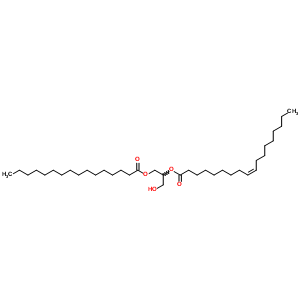 (1-Hexadecanoyloxy-3-Hydroxypropan-2-Yl) (Z)-Octadec-9-Enoate Structure,3123-73-7Structure