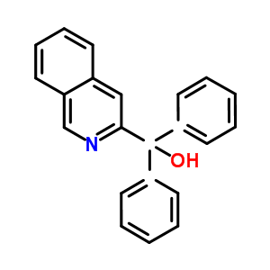 Isoquinoline-3-yl diphenyl methanol Structure,31283-25-7Structure