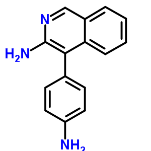 3-Isoquinolinamine,4-(4-aminophenyl)- Structure,31309-67-8Structure