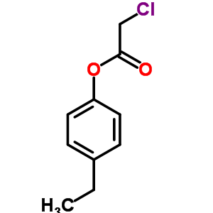 Acetic acid, 2-chloro-,4-ethylphenyl ester Structure,3132-25-0Structure