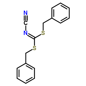 Dibenzyl cyanocarbonimidodithioate Structure,31350-31-9Structure