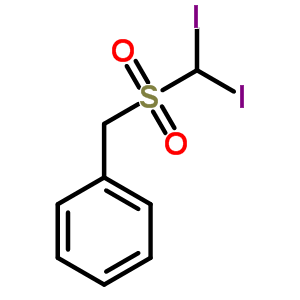 [[(Diiodomethyl )sulfonyl ]methyl ]benzene Structure,31350-54-6Structure