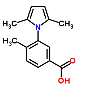 3-(2,5-Dimethyl-1h-pyrrol-1-yl)-4-methylbenzoic acid Structure,313701-78-9Structure