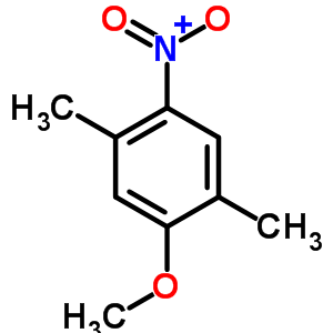 1-Methoxy-2,5-dimethyl-4-nitrobenzene Structure,3139-06-8Structure