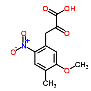 3-(5-Methoxy-4-methyl-2-nitro-phenyl)-2-oxo-propanoic acid Structure,3139-07-9Structure