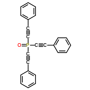 Phosphine oxide,tris(phenylethynyl)-(7ci,8ci,9ci) Structure,31398-96-6Structure