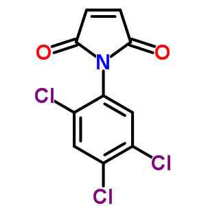 1-(2,4,5-Trichloro-phenyl)-pyrrole-2,5-dione Structure,31489-22-2Structure