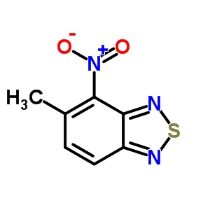 2,1,3-Benzothiadiazole,5-methyl-4-nitro- Structure,3152-87-2Structure