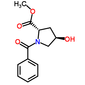 Methyl n-benzoyl-4-hydroxyprolinate Structure,31560-20-0Structure