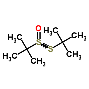 叔丁烷硫代亞磺酸-(S)-(-)-叔丁酯結構式_31562-40-0結構式