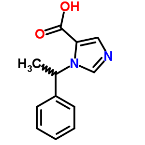 3-(1-Phenyl-ethyl)-3h-imidazole-4-carboxylic acid Structure,3157-27-5Structure