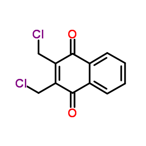 2,3-Di(chloromethyl)-1,4-dihydronaphthalene-1,4-dione Structure,31581-11-0Structure