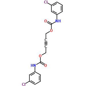 Carbamic acid,(3-chlorophenyl)-, 2-butyne-1,4-diyl ester (9ci) Structure,3159-29-3Structure