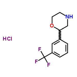 2-(3-(Trifluoromethyl)phenyl)morpholinehydrochloride Structure,31599-68-5Structure