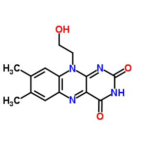 Benzo[g]pteridine-2,4(3h,10h)-dione,10-(2-hydroxyethyl)-7,8-dimethyl- Structure,3180-56-1Structure