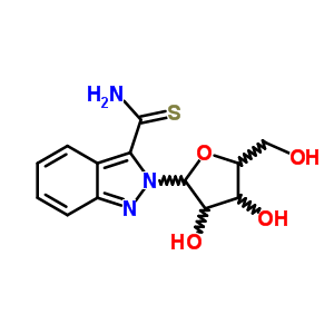 2H-indazole-3-carboxamide,2-b-d-ribofuranosylthio-(8ci) Structure,31899-59-9Structure