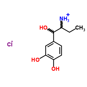 Α-乙基去甲腎上腺素鹽酸結(jié)構(gòu)式_3198-07-0結(jié)構(gòu)式