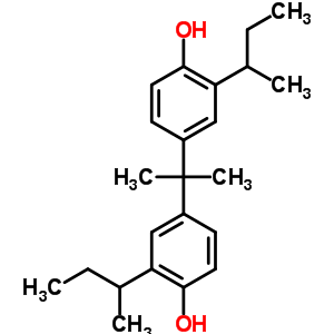 2,2-Bis(3-sec-butyl-4-hydroxyphenyl)propane Structure,32113-46-5Structure