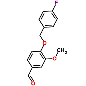 4-[(4-Fluorobenzyl)oxy]-3-methoxybenzene-carboxaldehyde Structure,321432-05-7Structure