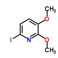 6-Iodo-2,3-dimethoxypyridine Structure,321535-23-3Structure