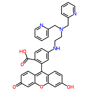 6-{2-[Bis(2-pyridylmethyl)amino]ethylamino}fluorescein Structure,321859-11-4Structure