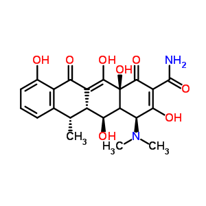 表-多西環(huán)素結構式_3219-99-6結構式