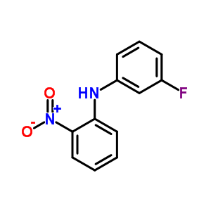 Benzenamine,n-(3-fluorophenyl)-2-nitro- Structure,322-77-0Structure