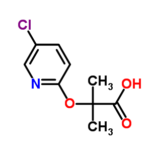 2-(5-Chloropyridin-2-yloxy)-2-methylpropanoic acid Structure,32230-08-3Structure