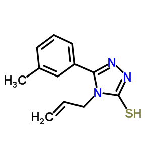 4-Allyl-5-(3-methylphenyl)-4H-1,2,4-triazole-3-thiol Structure,322412-27-1Structure