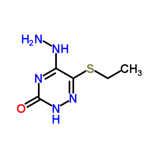 1,2,4-Triazin-3(2h)-one,6-(ethylthio)-5-hydrazinyl- Structure,32331-01-4Structure