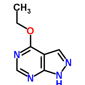 4-乙氧基-1(2)h-吡唑并[3,4-d]嘧啶結(jié)構(gòu)式_32353-19-8結(jié)構(gòu)式