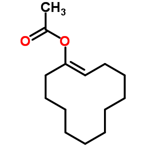 1-Cyclododecen-1-ol,1-acetate Structure,32399-66-9Structure