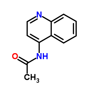 Acetamide, n-4-quinolinyl- Structure,32433-28-6Structure